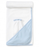 Kissy Dots Hooded Towel & Mitt Set - Blue/White